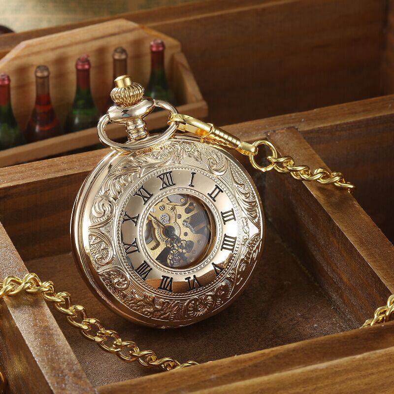 Vintage Watch Collecting - Luxury Steampunk Vintage Mechanical Pocket Watch