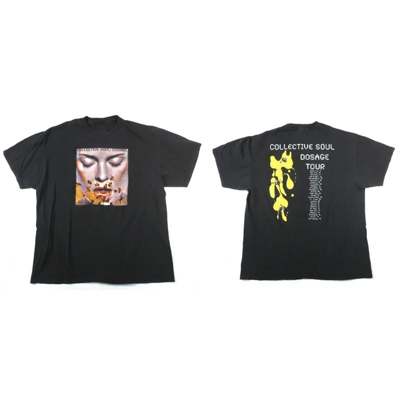 Collectible Vintage T Shirts - Vintage Collective Soul Dosage Double Side