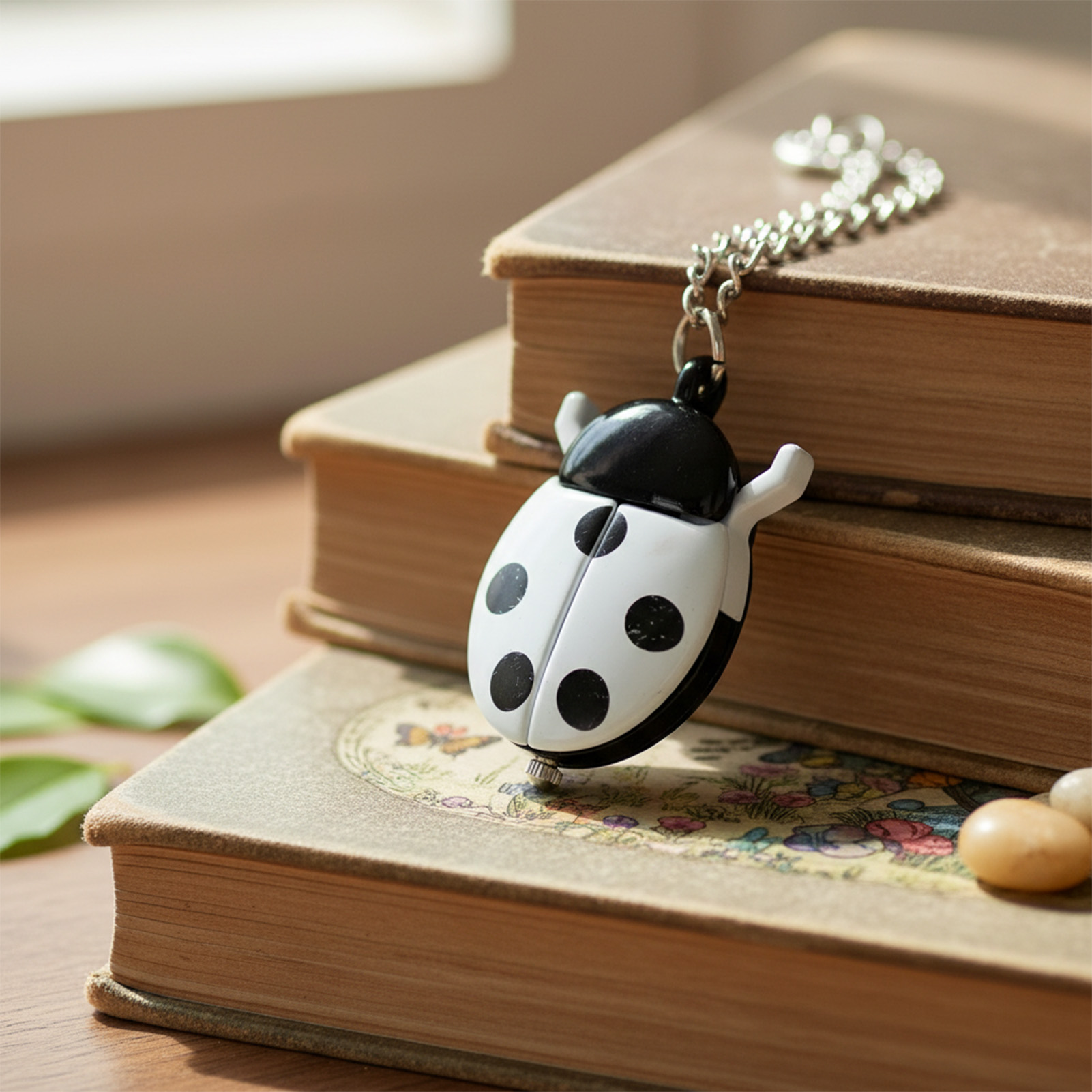 Vintage Watch Collecting - Small-Ladybug Pocket Watch Vintage Style Decorative