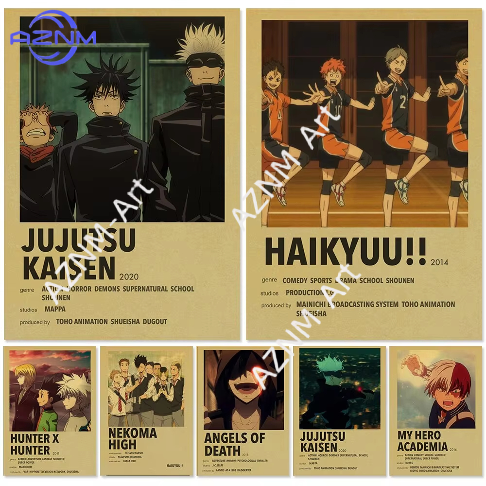 Vintage Collectibles And More - 1PC ，Vintage Anime Poster Art Collection