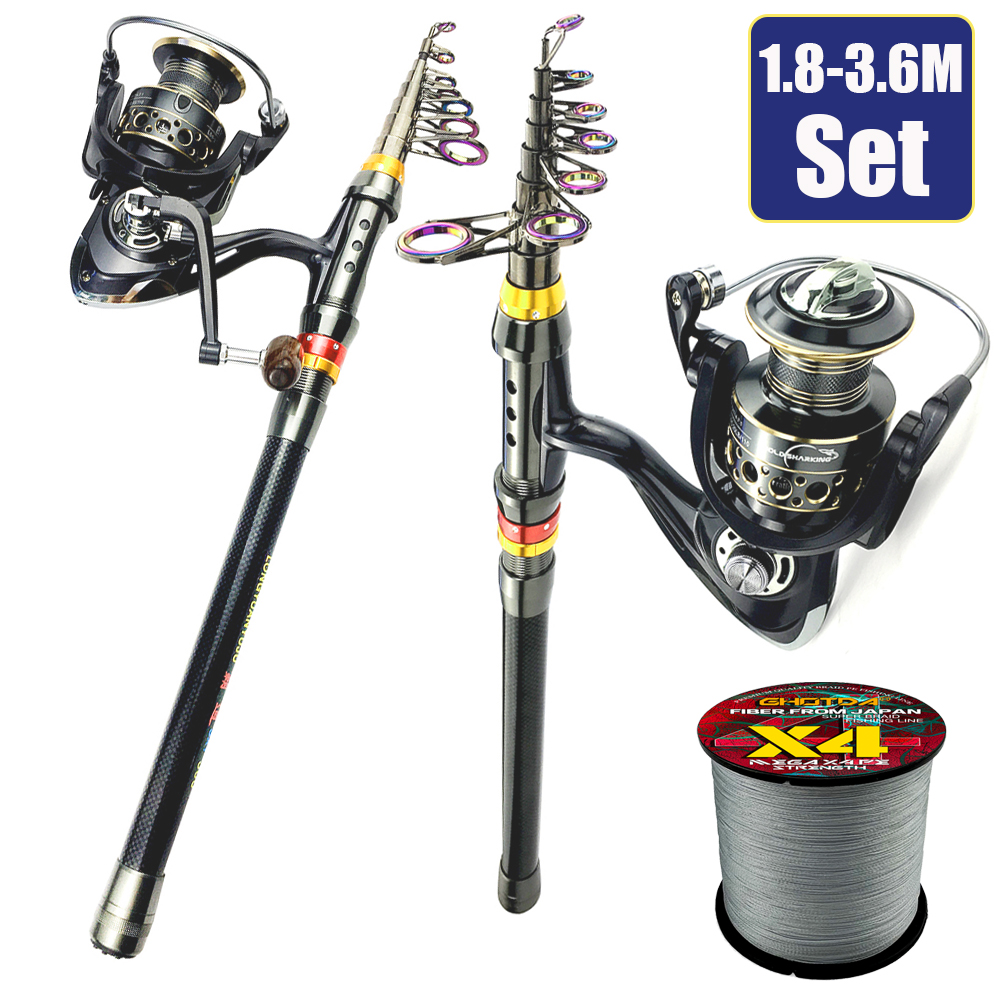 Developing Tank Reel - 1.8-3.6m Feeder Sea Pole Combo Carbon