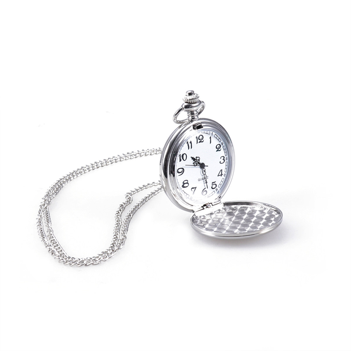 Vintage Watch Collecting - Vintage Mechanical Pocket Watch White Retro