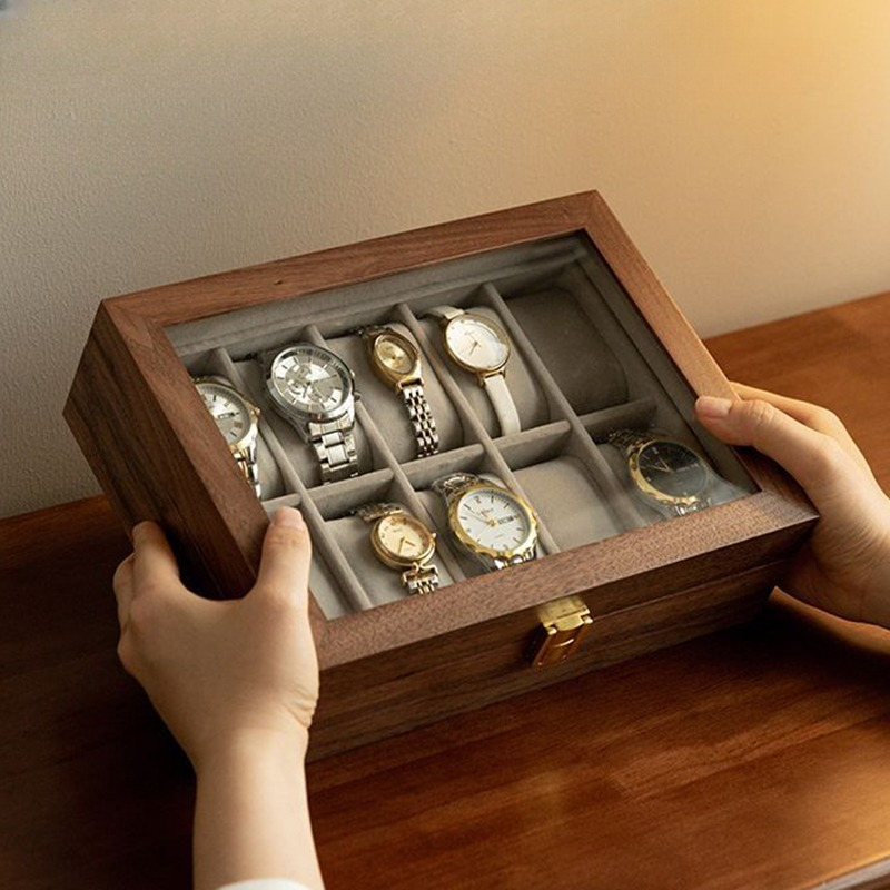 Vintage Watch Collecting - Wooden Watch Storage Box Luxury Vintage