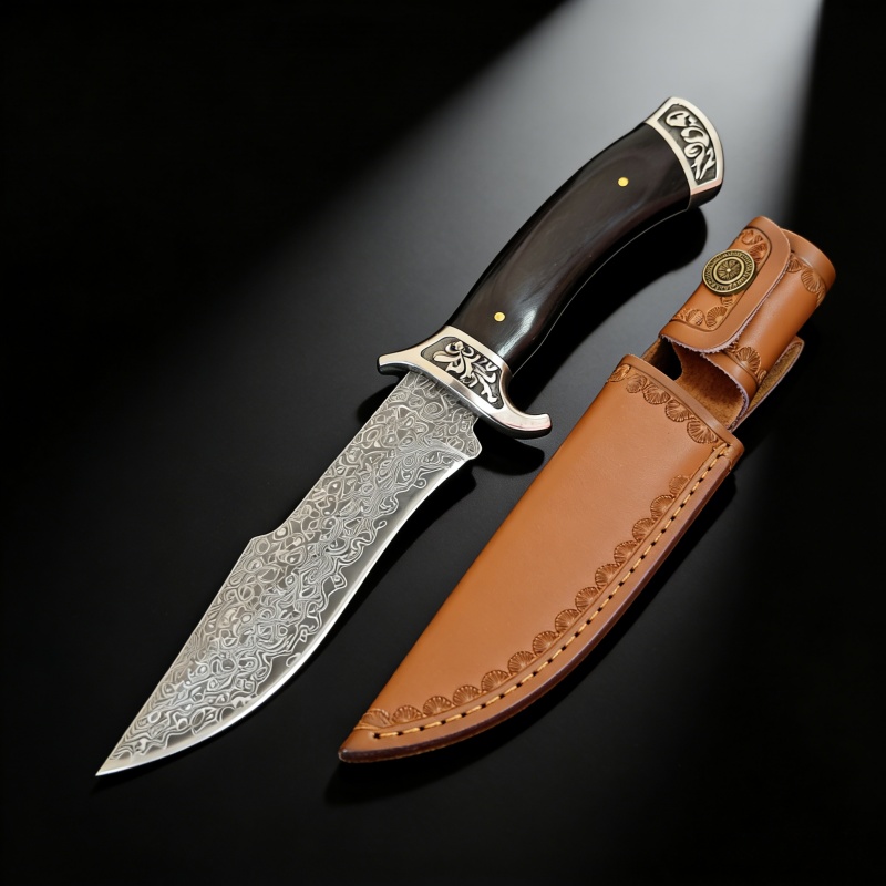 Vintage Engraved Damascus Stra - Vintage Collectible Knife avis et prix