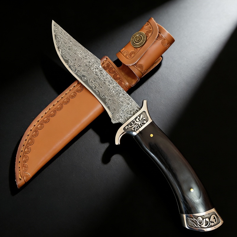 Vintage Engraved Damascus Stra - Vintage Collectible Knife avis et prix