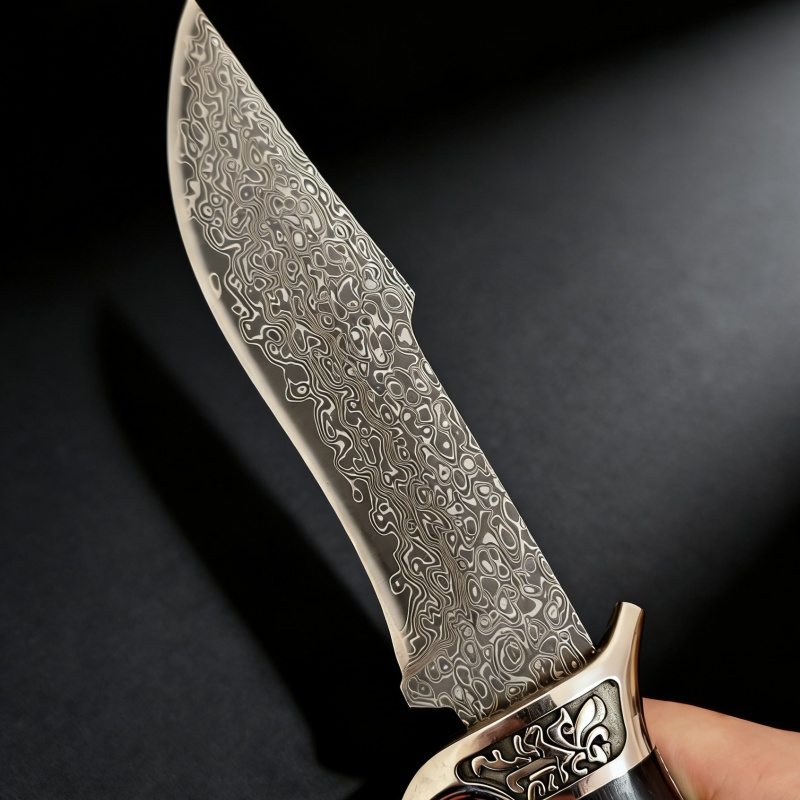 Vintage Engraved Damascus Stra - Vintage Collectible Knife avis et prix