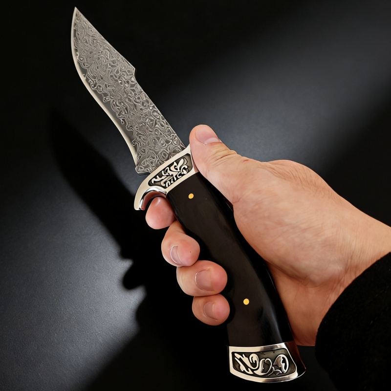 Vintage Engraved Damascus Stra - Vintage Collectible Knife avis et prix