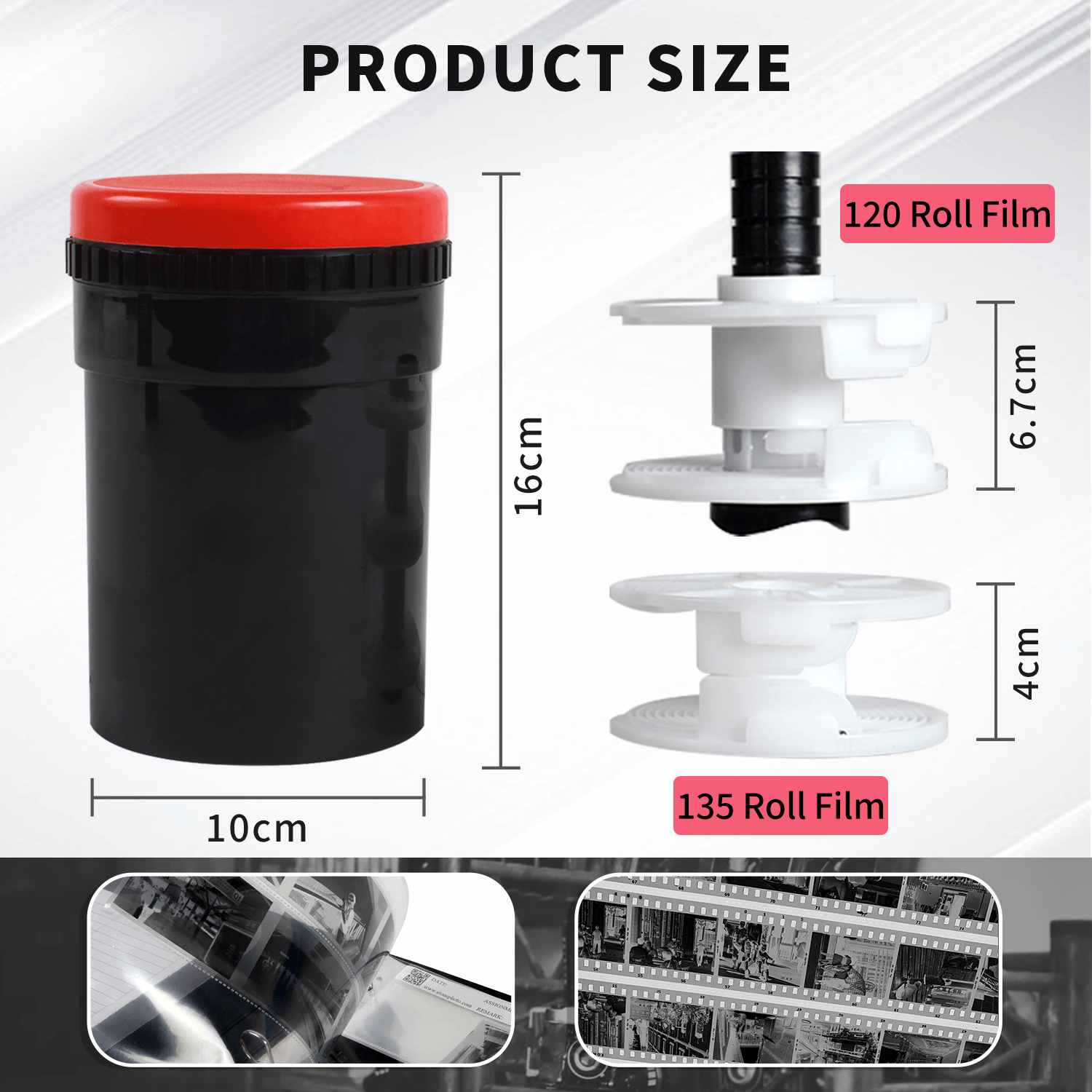 Compact 2 Reel 35mm Film Devel - Developing Tank Reel avis et prix