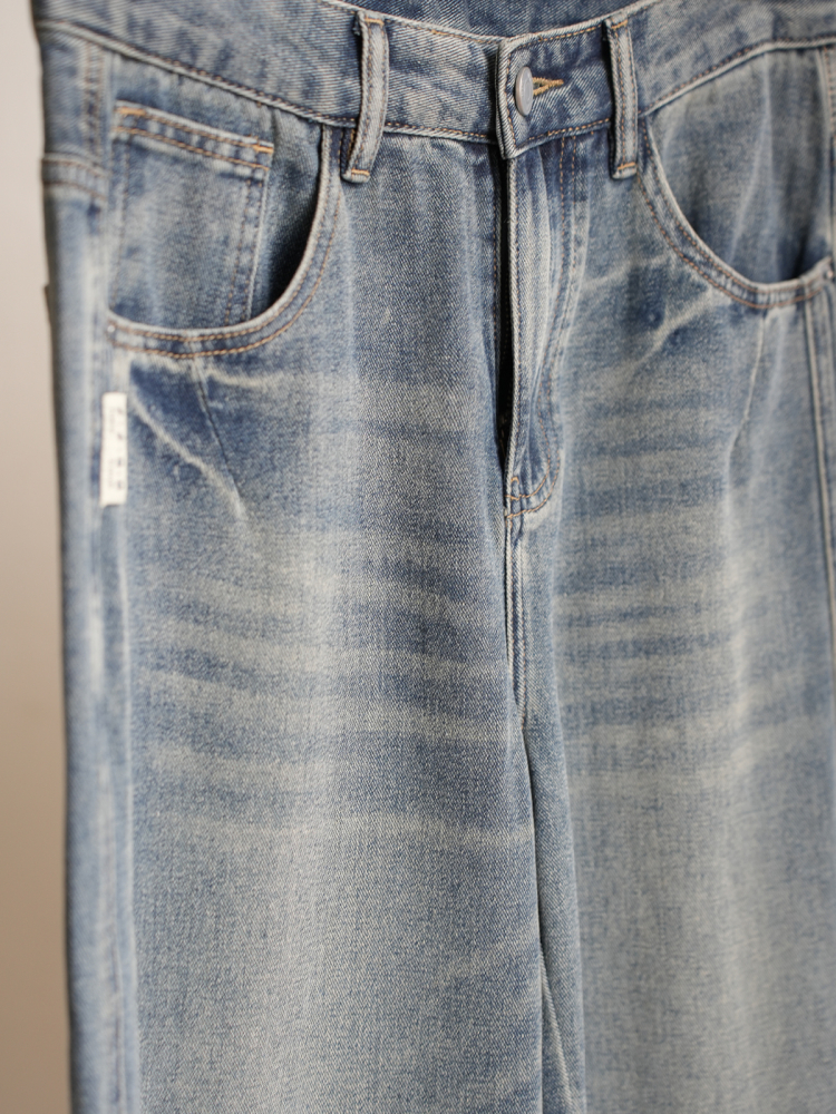 Men's Cotton Denim Jeans Loose - Vintage Collectible Knife avis et prix