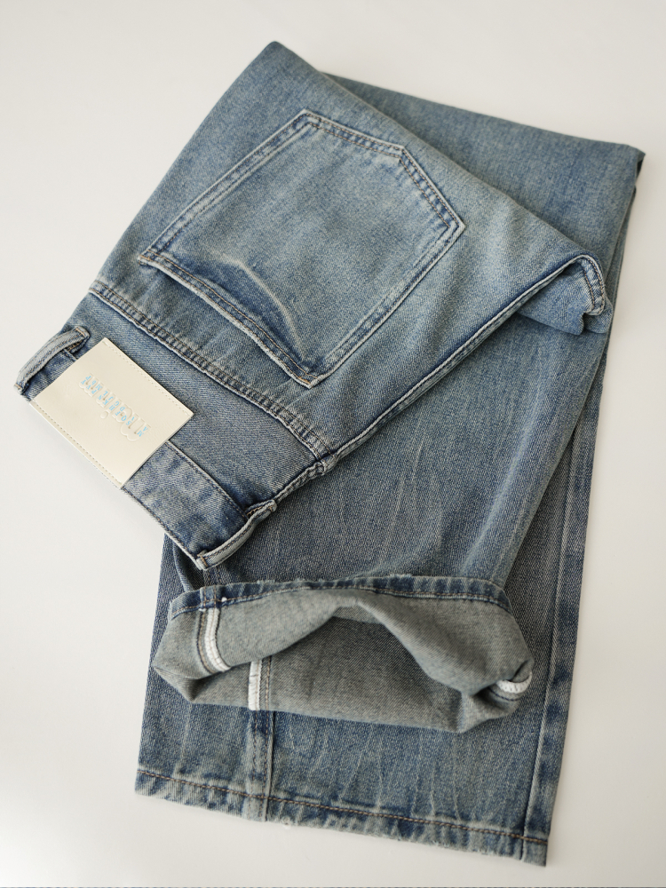 Men's Cotton Denim Jeans Loose - Vintage Collectible Knife avis et prix