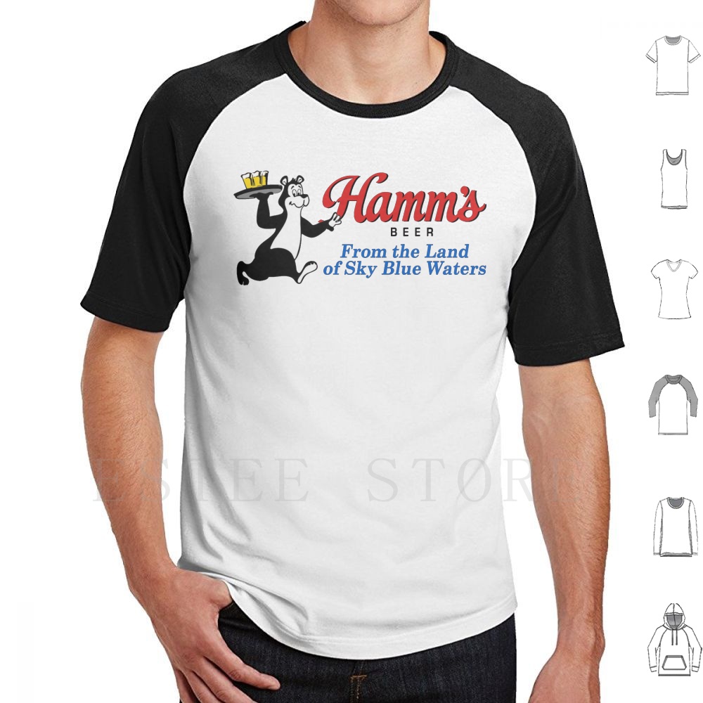 Hamm's Beer Bear Design T Shir - Collectible Vintage T Shirts avis et prix