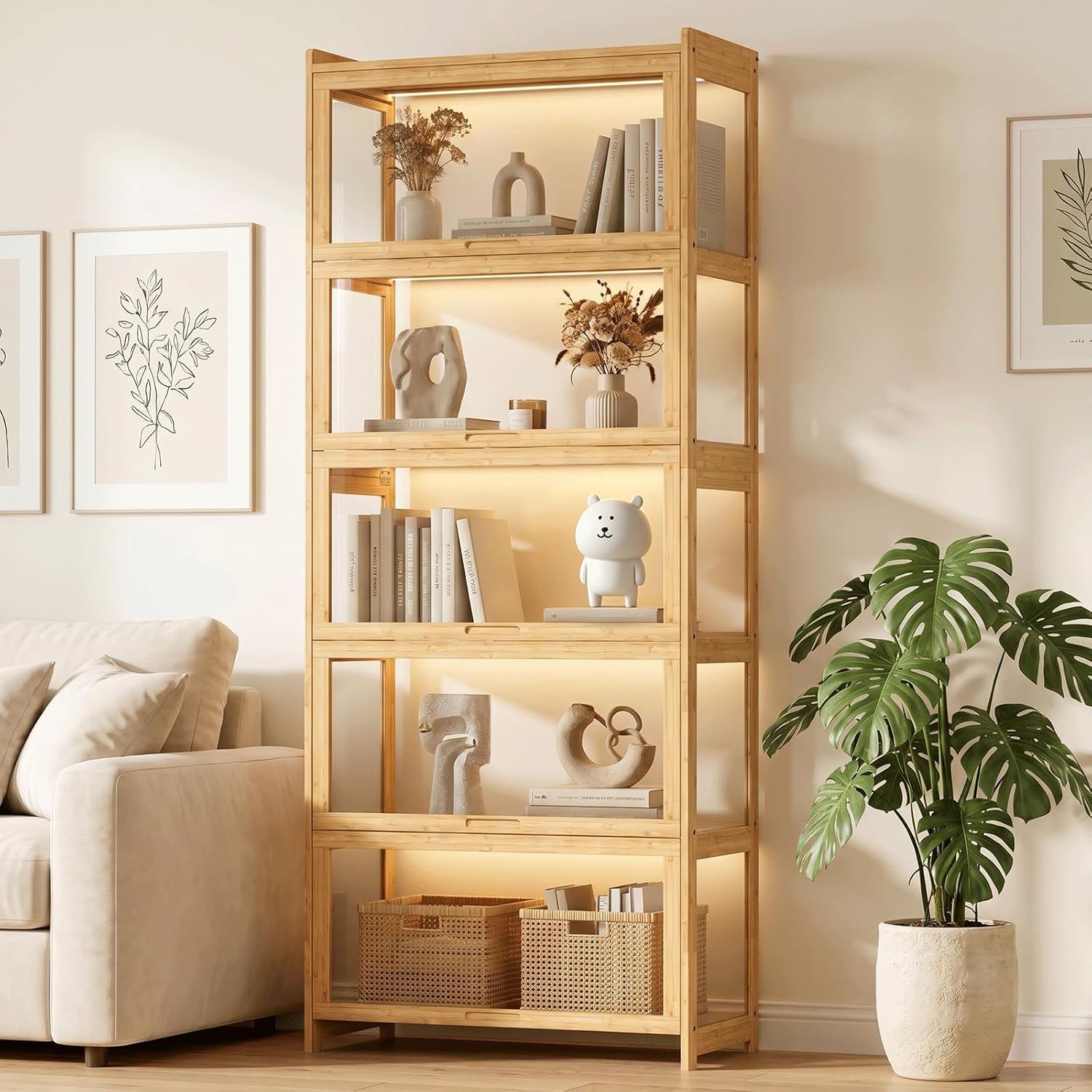 Display Cabinet with Acrylic D - Collectible Collection avis et prix