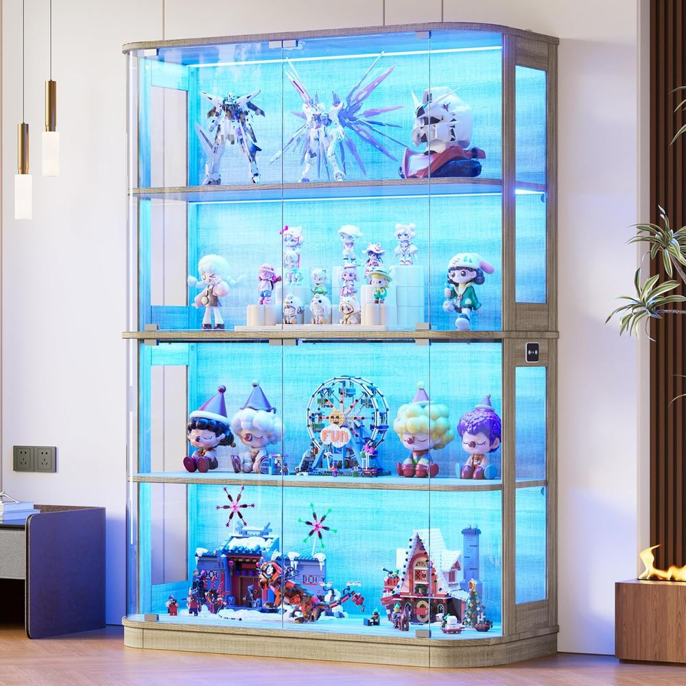 47.2 Glass-Door 4-Tier Display - Collectible Collection avis et prix