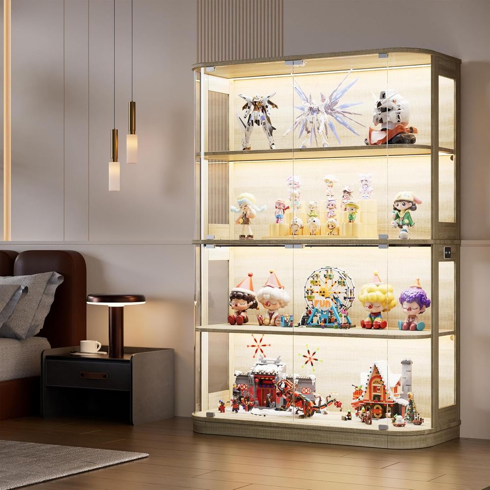 47.2 Glass-Door 4-Tier Display - Collectible Collection avis et prix