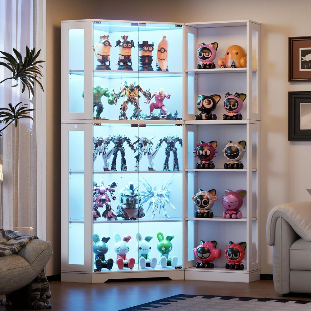 White LED-Illuminated Glass Di - Collectible Collection avis et prix