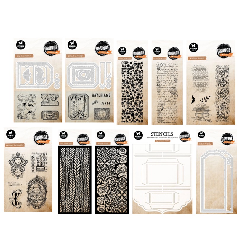 Tag Envelope Grunge Collection - Vintage Collectible Figures avis et prix