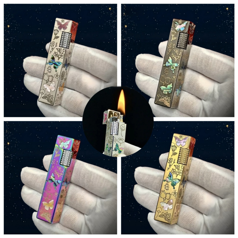 Unusual Brass Four sided Color - Vintage Collectible Lighters avis et prix