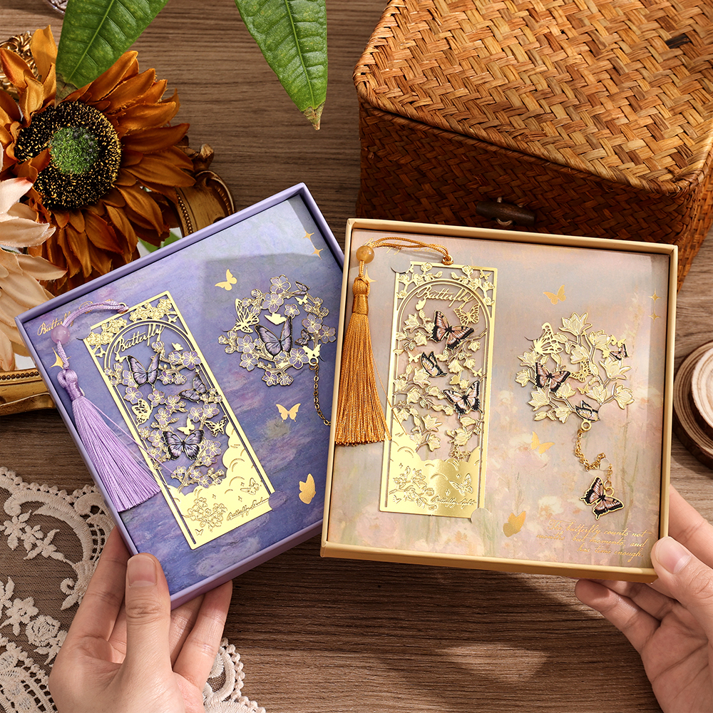 2 Pcs Butterfly Bookmarks With - Vintage Collectibles avis et prix