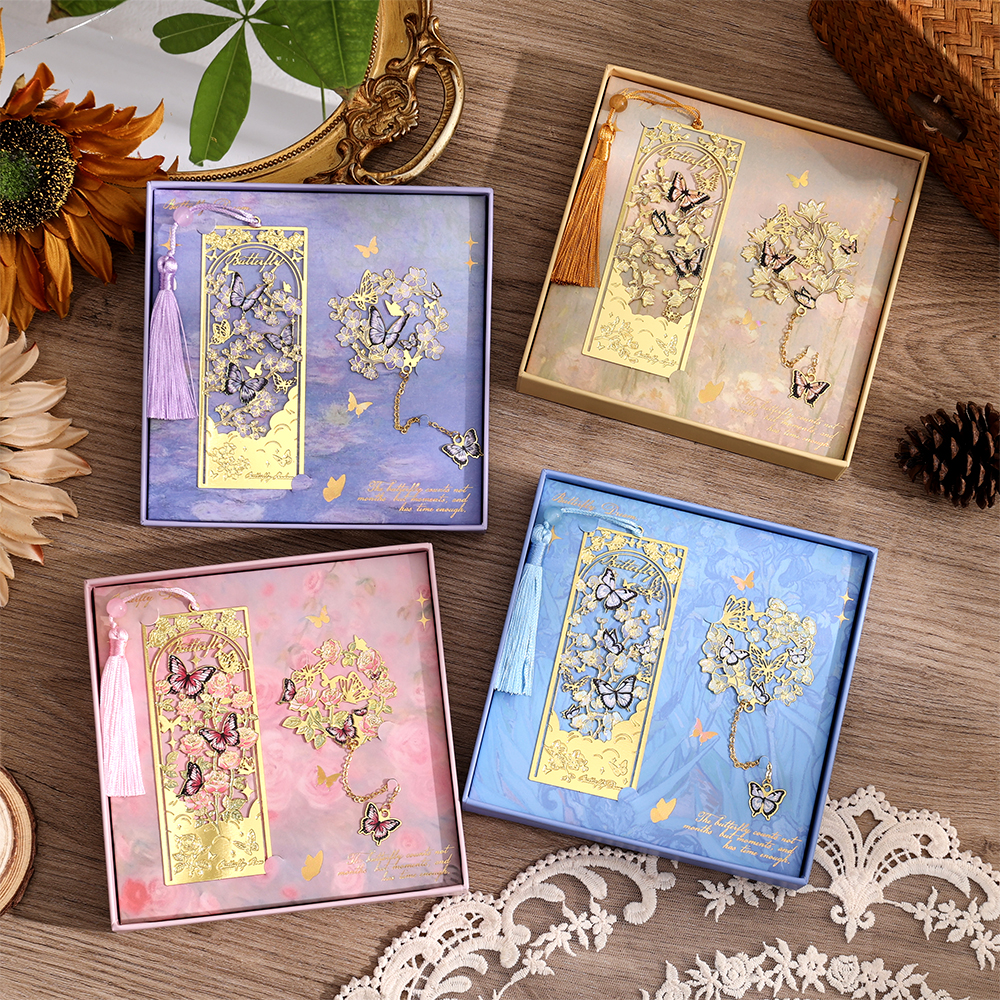2 Pcs Butterfly Bookmarks With - Vintage Collectibles avis et prix