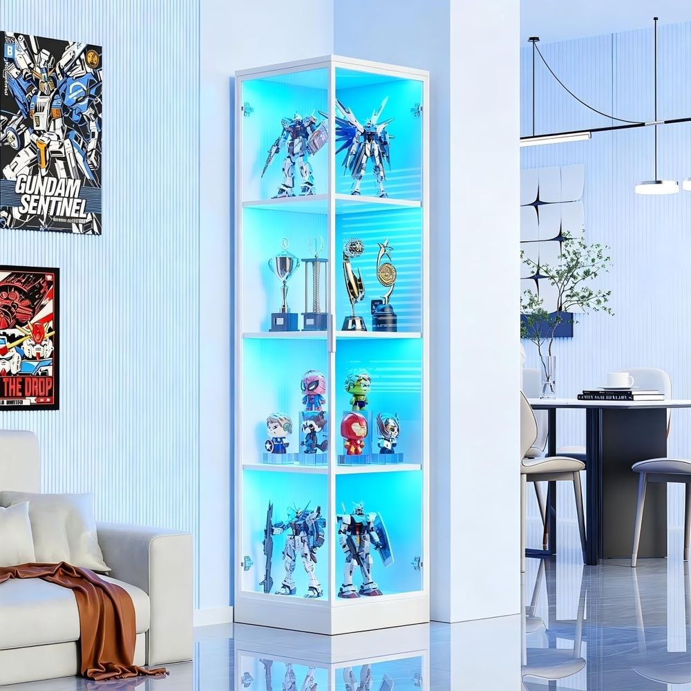 Illuminated 4-Tier Display Cab - Collectible Collection avis et prix
