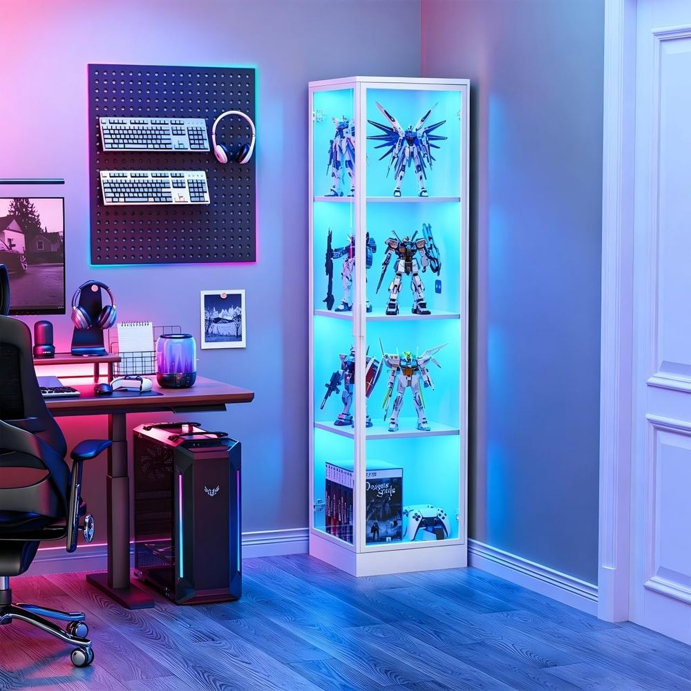 Illuminated 4-Tier Display Cab - Collectible Collection avis et prix