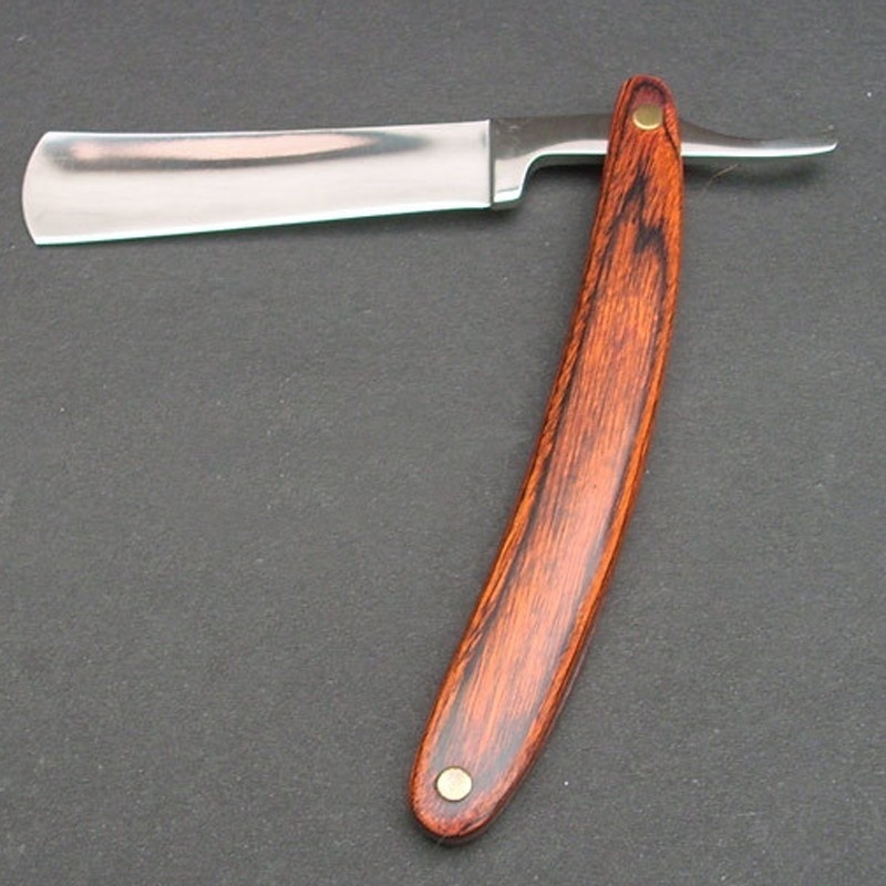 Vintage Wood Handle Straight E - Vintage Collectible Knife avis et prix