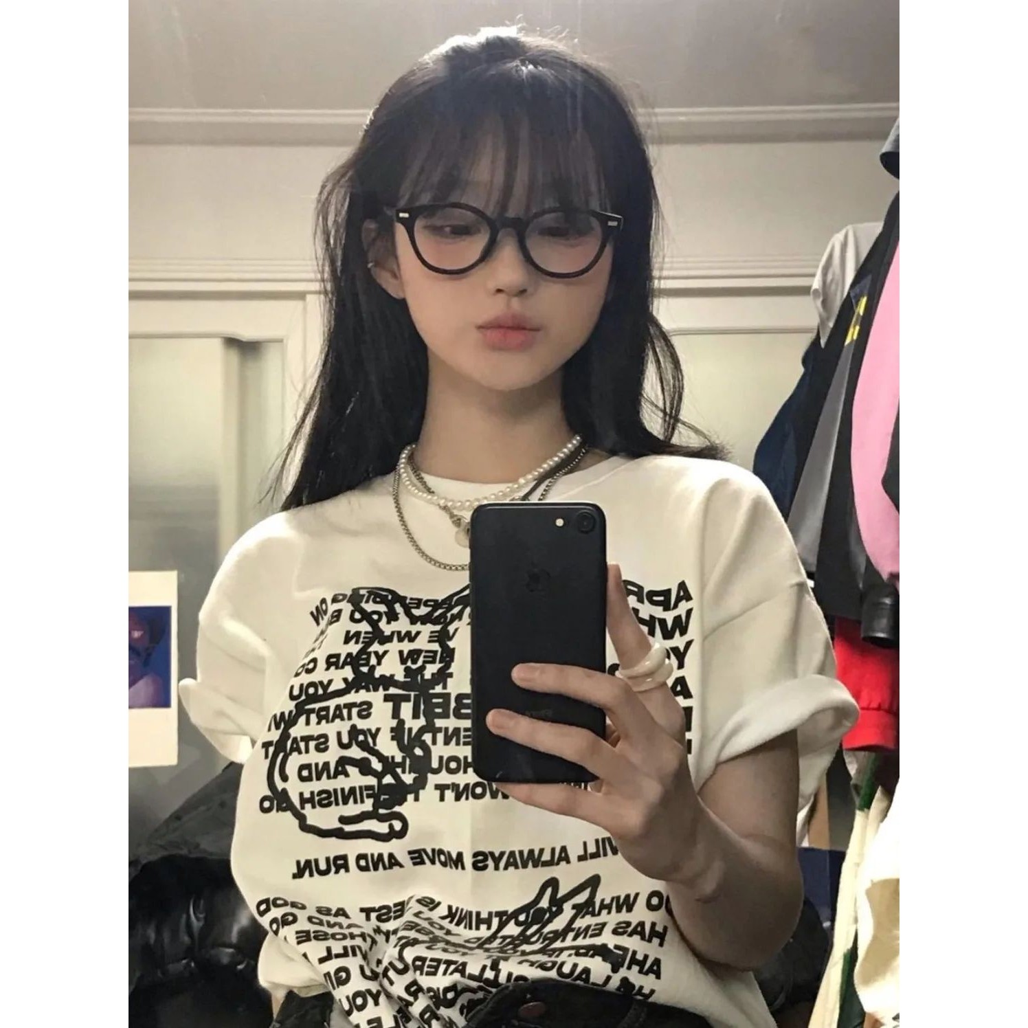 Cute Rabbit Print Women's Vint - Collectible Vintage T Shirts avis et prix