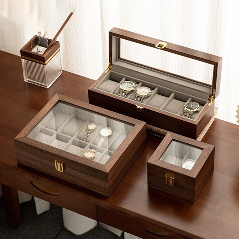 Wooden Watch Storage Box Luxur - Vintage Watch Collecting avis et prix