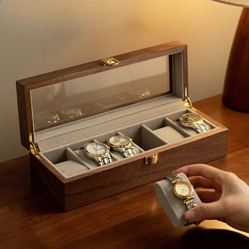 Wooden Watch Storage Box Luxur - Vintage Watch Collecting avis et prix